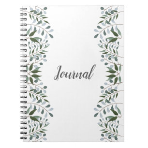 Eucalyptus Greenery Floral Journal