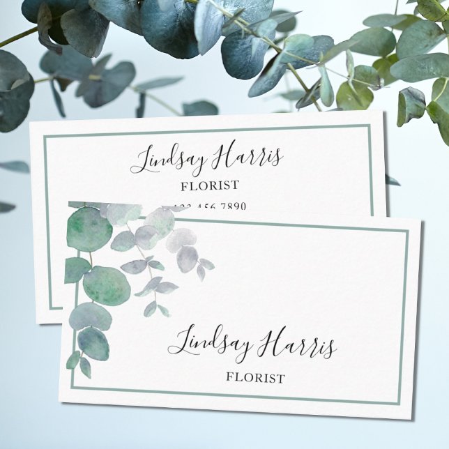 Eucalyptus Greenery Florist Business Card (Creator Uploaded)