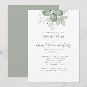 Eucalyptus Greenery Foliage Invitation