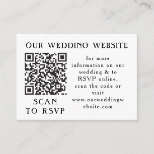 Eucalyptus Greenery Frame Green Blue White Web QR Enclosure Card