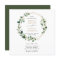 Eucalyptus Greenery Gold Geometric Frame Wedding