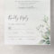 Eucalyptus Greenery Gold Leaves Botanical Wedding