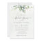 Eucalyptus Greenery Gold Leaves Bridal Shower