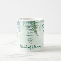 Eucalyptus greenery green maid honour wedding