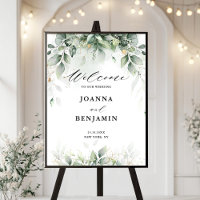 Eucalyptus Greenery Gum Botanical Wedding Welcome