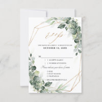 Eucalyptus Greenery Rustic Geometric Wedding
