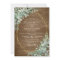 Eucalyptus Greenery Rustic Wood Geometric Wedding
