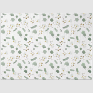 Eucalyptus Greenery Silver Dollar Gum Blossoms Tissue Paper