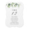 Eucalyptus Greenery Table Number 12 Seating Chart