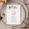 Eucalyptus Greenery Table Number 12 Seating Chart
