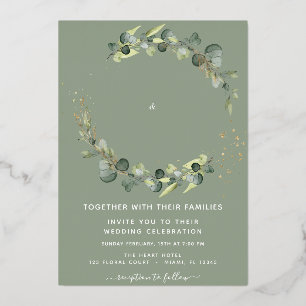 Eucalyptus Greenery Wedding Green Background
