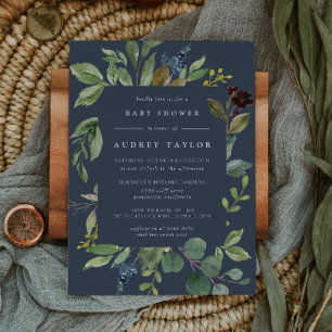Eucalyptus Grove Baby Shower Invitation