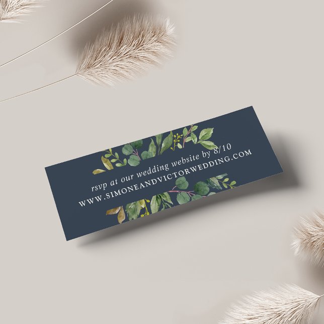 Eucalyptus Grove Wedding Website RSVP Cards (Creator Uploaded)