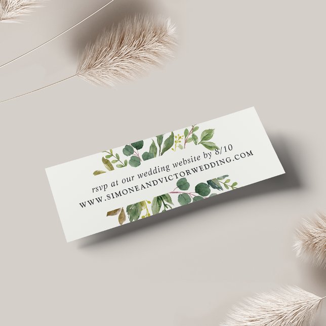 Eucalyptus Grove Wedding Website RSVP Cards (Creator Uploaded)