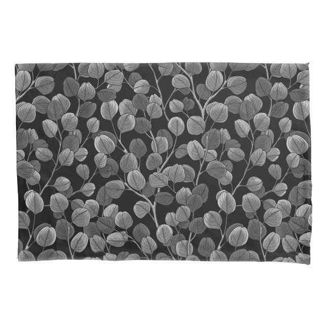 Eucalyptus in gray pillowcase (Front-Left)