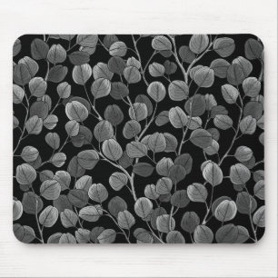 Eucalyptus in grey mouse pad