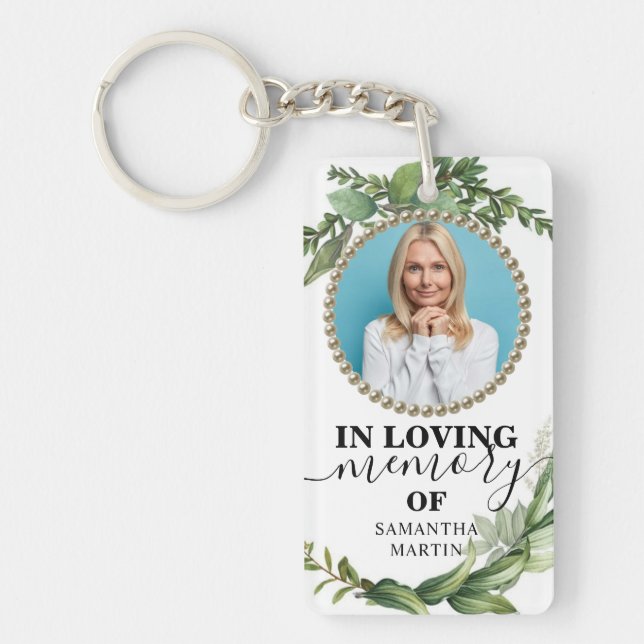 Eucalyptus In Loving memory Keychain (Front)