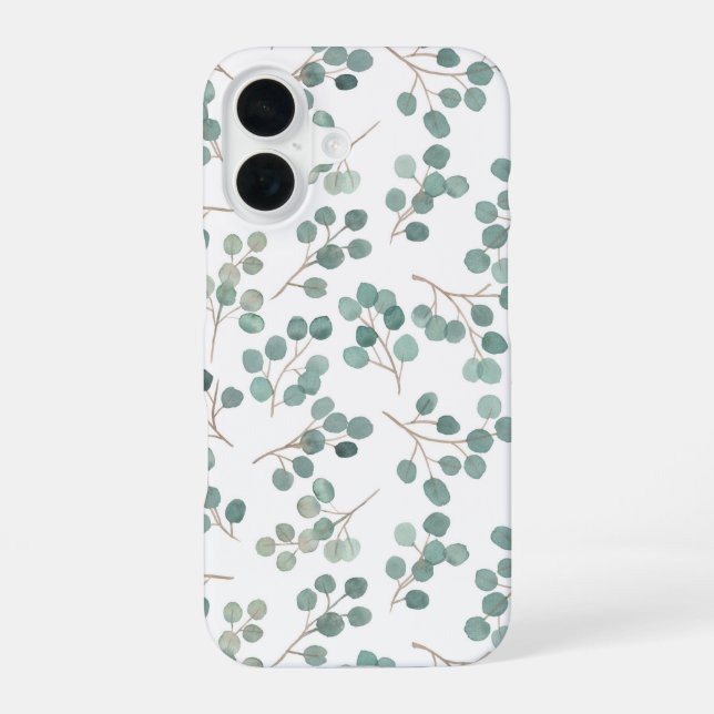 Eucalyptus iPhone 16 Case (Back)