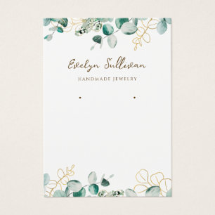 Eucalyptus jewellery display card