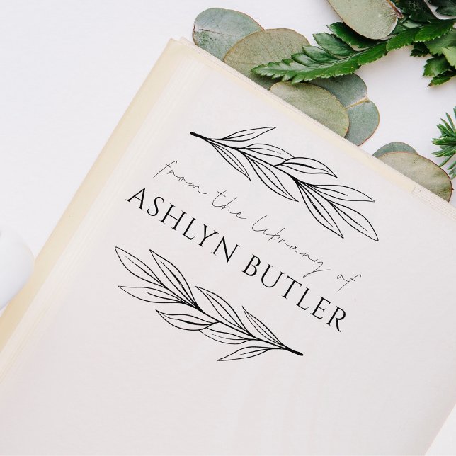 Eucalyptus Lead Personal Library Book Stamp (Creator Uploaded)