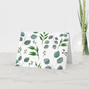 Eucalyptus leaves card