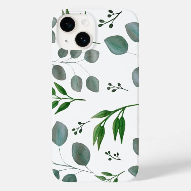 Eucalyptus leaves Case-Mate iPhone case (Back)