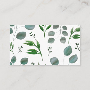 Eucalyptus leaves enclosure card