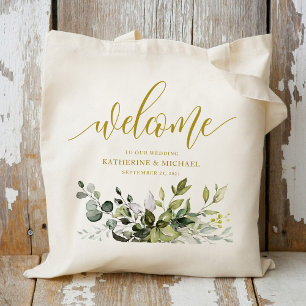 Eucalyptus Leaves Greenery Tote Bags
