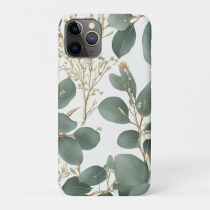 Eucalyptus Leaves Pattern iPhone 11 Pro Case