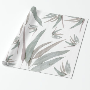 Eucalyptus Leaves Pattern Wrapping Paper