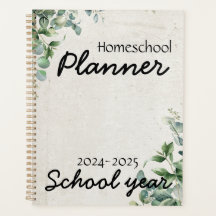 Eucalyptus leaves school planner