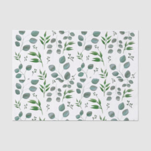 Eucalyptus leaves tissue paper