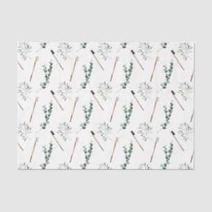 Eucalyptus Leaves with ToothBrush Pattern Tissue Paper