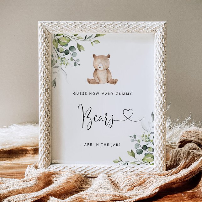 Eucalyptus little bear guess how many gummy bears poster (Creator Uploaded)