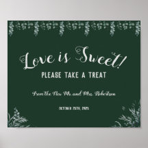 Eucalyptus Love is Sweet Bridal Shower Wedding 