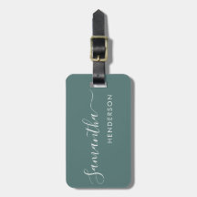 Eucalyptus Luggage Tags Wedding Table Plan / Favou