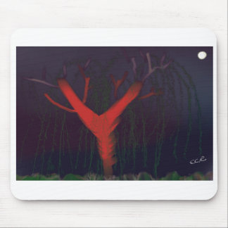 Eucalyptus Midnight Mousepad. Impressionist art. Mouse Pad