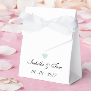 Eucalyptus Minimalist Botanical Wedding Favour Box