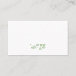Eucalyptus Minimalist Flat Place Cards