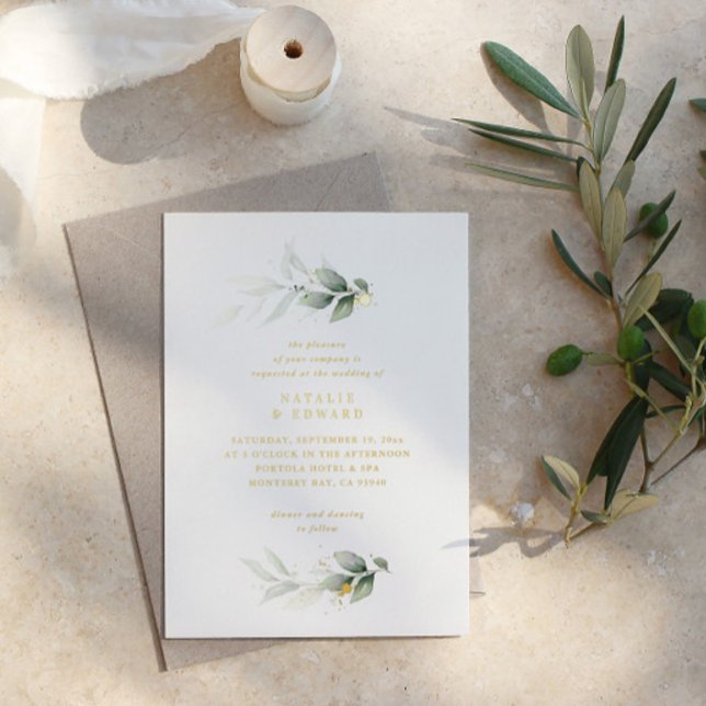 Eucalyptus modern minimal elegant wedding (Creator Uploaded)