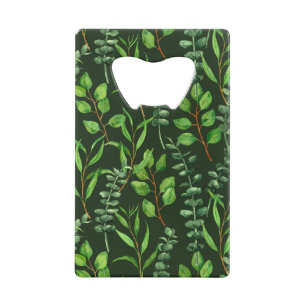 Eucalyptus  on dark green