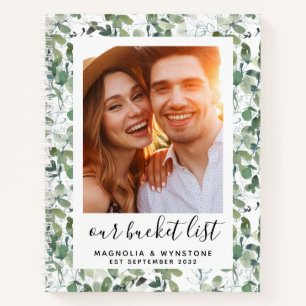 Eucalyptus Our Bucket List Couple's Notebook
