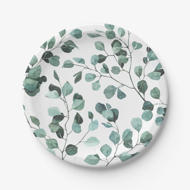 Eucalyptus Paper Plate (Front)