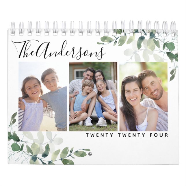 Eucalyptus Photo Collage Calendar (Cover)