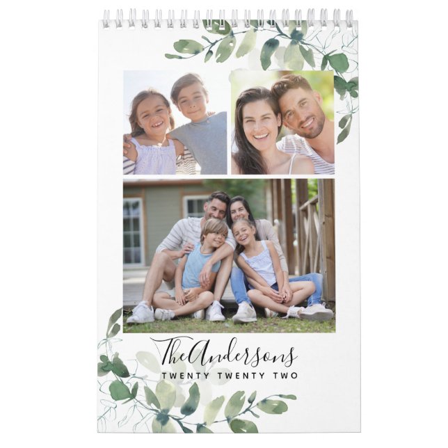 Eucalyptus Photo Collage Calendar (Cover)