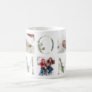 Eucalyptus Plant Best MOM Ever Floral Multi Photo Coffee Mug