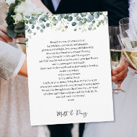 Eucalyptus Prayer on your wedding day custom