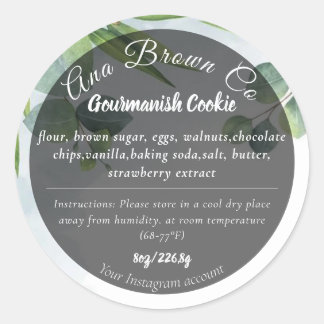 Eucalyptus Product Label