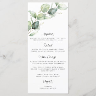 Eucalyptus Quinceanera 15th Birthday Party Photo Menu