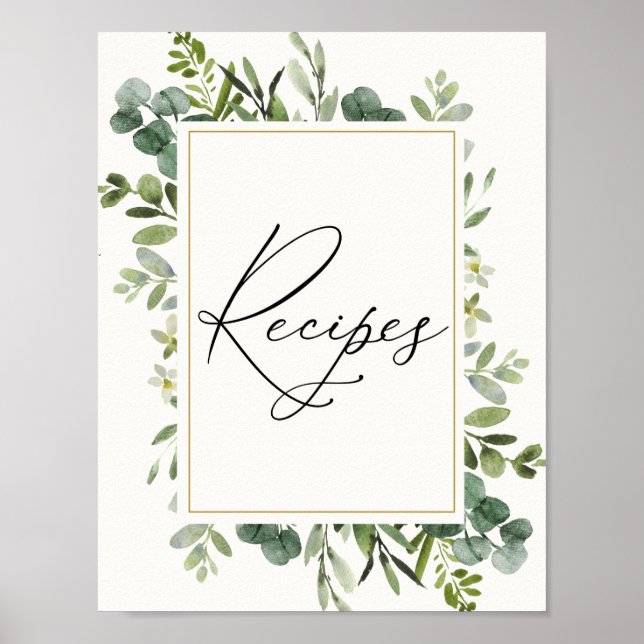 Eucalyptus Recipes Poster (Front)